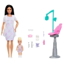 Mattel Кукла Барби Стоматолог Брюнетка Набор 2 Mattel Кукла Барби Стоматолог Брюнетка Набор 2