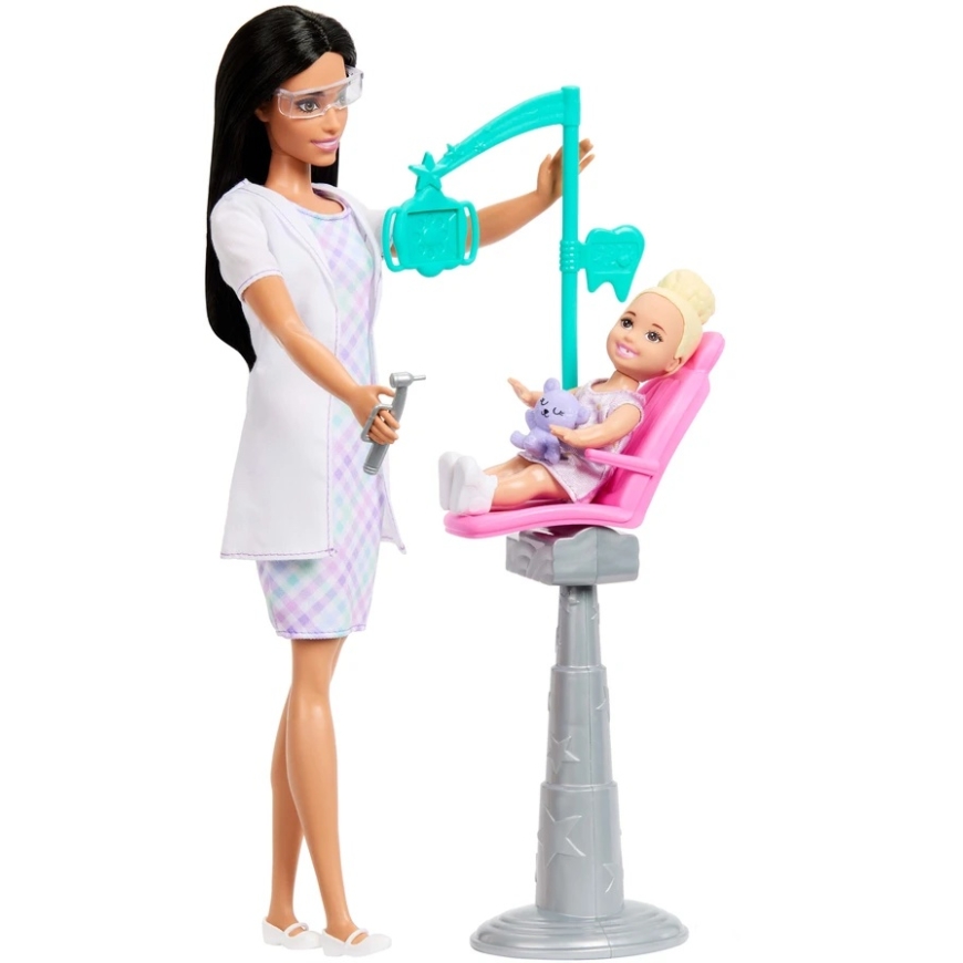 Mattel Lėlė Barbie dantistė brunetė rinkinys 2 – 4