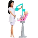 Mattel Кукла Барби Стоматолог Брюнетка Набор 2 Mattel Кукла Барби Стоматолог Брюнетка Набор 2