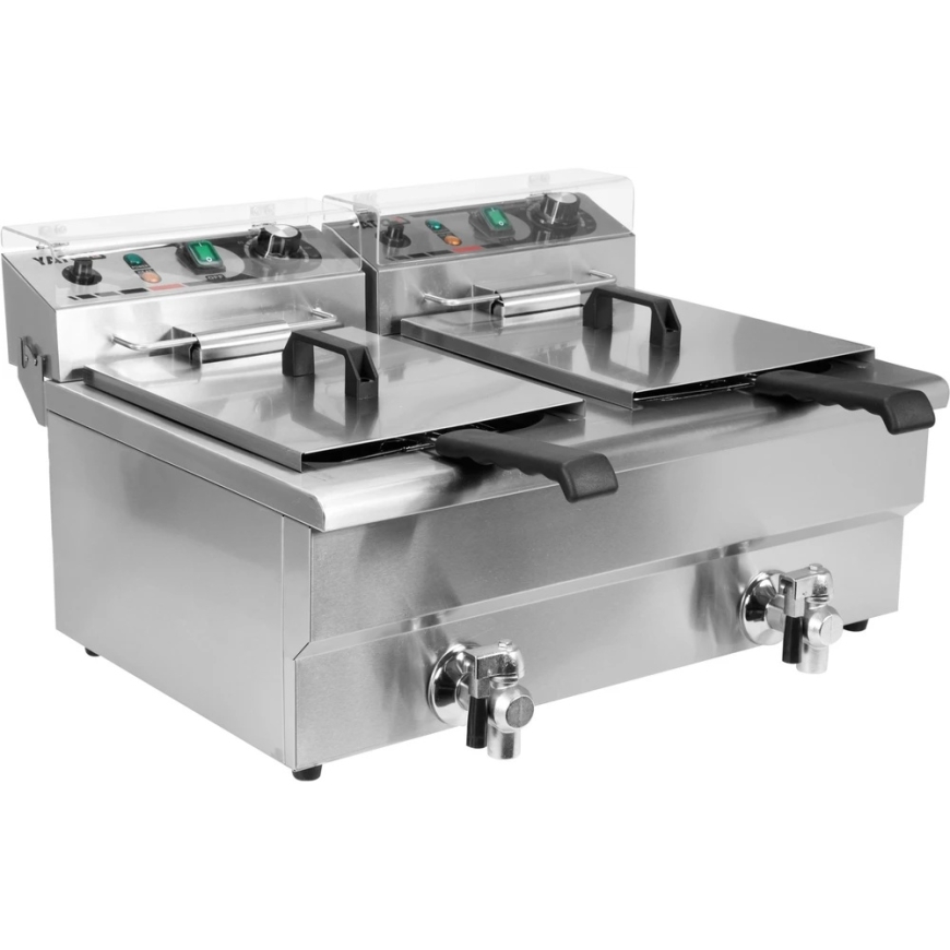 Yato Toya Sa Poland Electric Fryer with Valve | 2 × 12 l (YG-04634) – 5