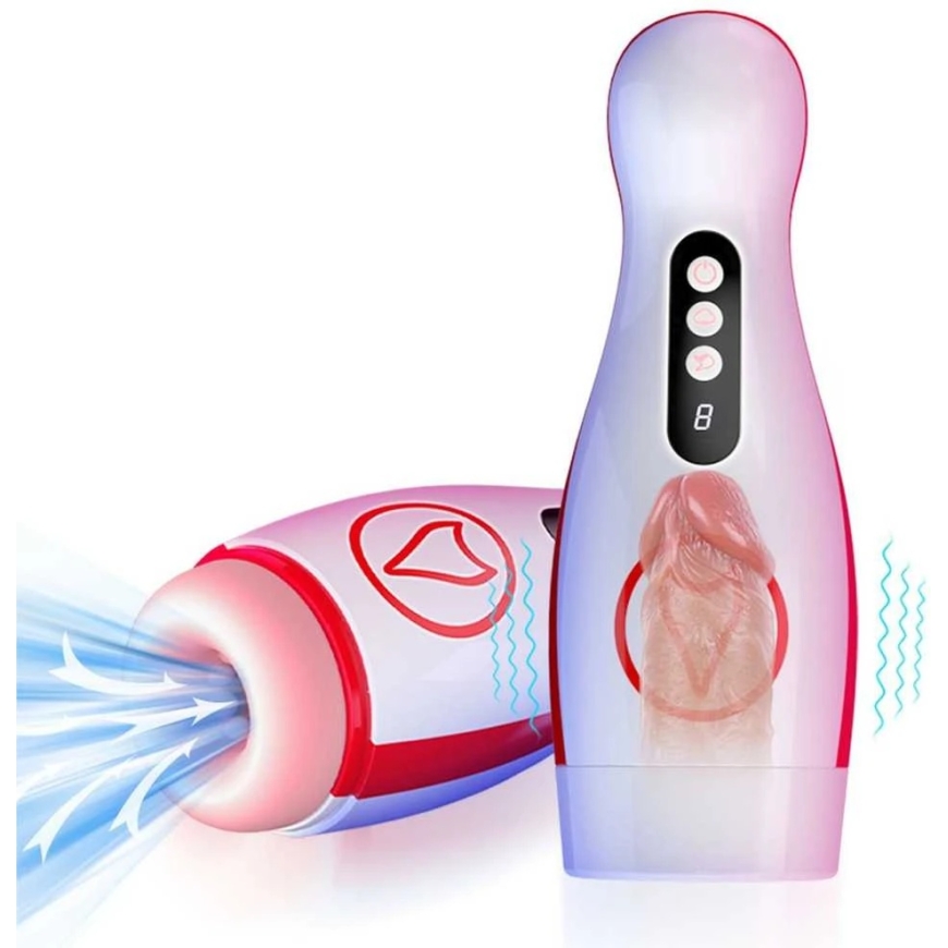 B Series Fox Masturbatorius – vibratsiooniga masturbeerimiskarikas, 7 imemisvõimet, 7 vibratsiooni seadistust – 2