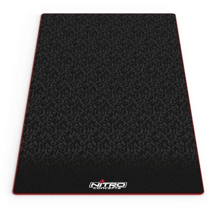 "Nitro Concepts" floor mat for racing simulator equipment, 150 x 75 cm, non-slip – Black