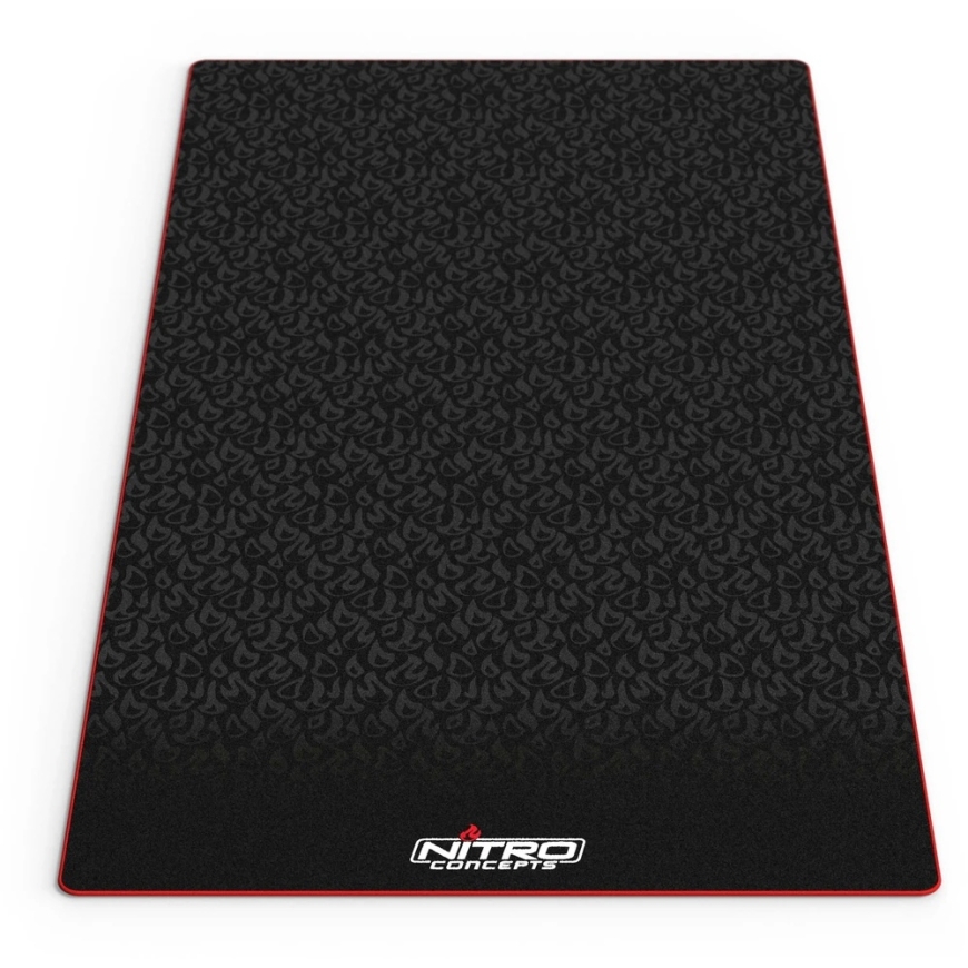 "Nitro Concepts" lattia matto kilpasimulaattorivarusteille, 150 x 75 cm, liukumaton – Musta – 4