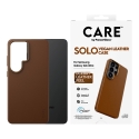 PanzerGlass CARE™ by ® Solo Case Brown w. Qi Samsung Galaxy S26 Ultra mobilo telefonu apvalks Aploks