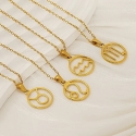 Troli Gold-plated steel pakabukas Sagittarius (chain, pendant) Troli Gold-plated steel pakabukas Sagittarius (chain, pendant)