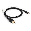 CLUB3D USB Type C Cable to DP 2.1 Bi-Directional VESA DP80 Certified Cable M/M 1m/3.28ft CLUB3D USB Type C Cable to DP 2.1 Bi-Directional VESA DP80 Certified Cable M/M 1m/3.28ft