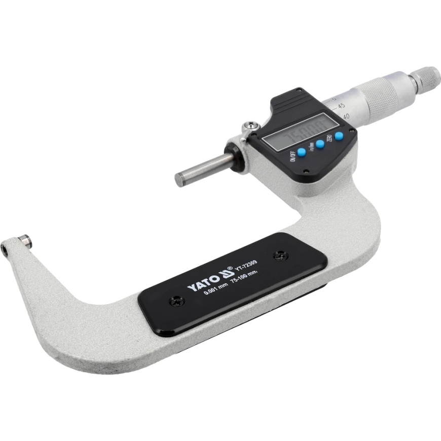 Yato DIGITAL EXTERNAL MICROMETER 75-100MM – 3