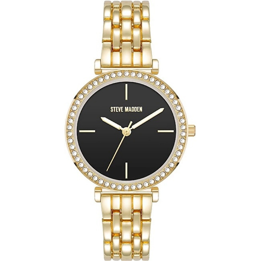 Steve Madden Analoginen kello SM-8096BKGP