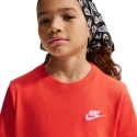 Nike Sportswear Kids' T-Shirt Orange FZ5177 842 (M)