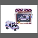 Lean Cars Metal Emergency Ambulance Van Siren HKG089 Lean Cars Metal Emergency Ambulance Van Siren HKG089