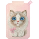Magnetline telefoniümbris-kott koos alus Nimmy New Big-Eye Cute Pets 2.0 Cat, roosa