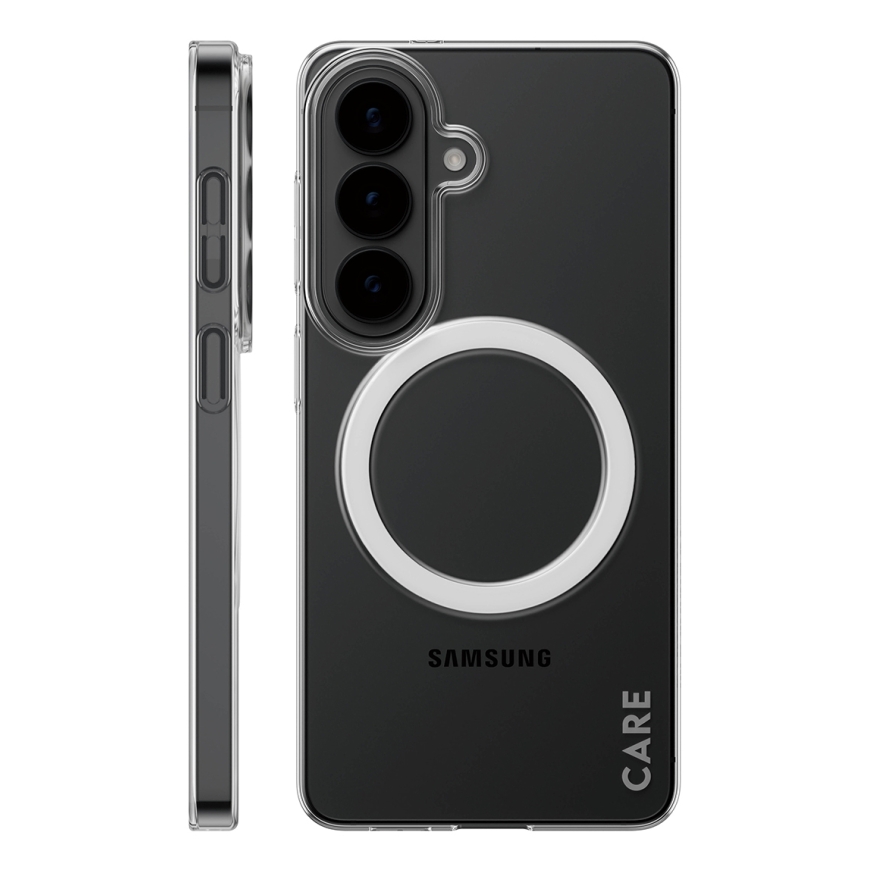 PanzerGlass CARE™ by ® SL1M Case Transparent w. Qi Samsung Galaxy S26 mobile phone case