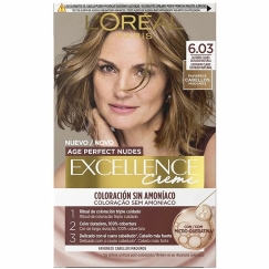 L'Oreal EXCELLENCE CREME ammoniak vapa hiusväri mikro-keraatinilla 6.03-vaaleanruskea 1 kapp