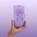 Oem Samsung S26 Mezzo Book Dreamcatcher flip vāciņš purpursarkans Oem Samsung S26 Mezzo Book Dreamcatcher flip vāciņš purpursarkans