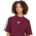 Moteriški marškinėliai adidas Essentials 3-Stripes Boyfriend bordinė KF6287 (M) Moteriški marškinėliai adidas Essentials 3-Stripes Boyfriend bordinė KF6287 (M)
