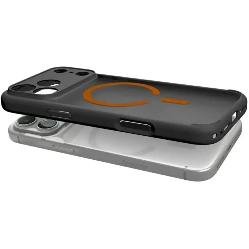 Чехол Spigen Ultra Hybrid Mag MagSafe для iPhone 18 Pro Max / 17 Pro Max, черный-оранжевый – 2