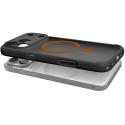 Spigen Ultra Hybrid Mag MagSafe -kotelo iPhone 18 Pro Max / 17 Pro Max, musta-oranssi