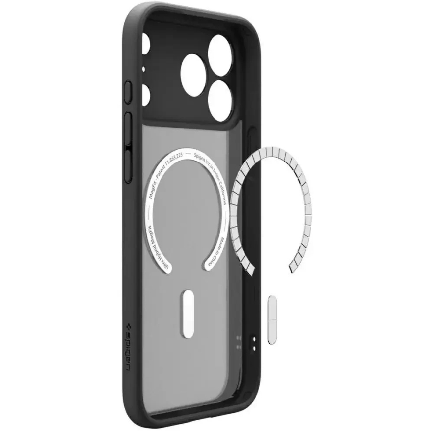 Spigen Ultra Hybrid Mag MagSafe kate iPhone 18 Pro Max / 17 Pro Max, must-oranž – 5