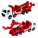 Lean Toys Kravas auto ar krānu 1:55 Lean Toys Kravas auto ar krānu 1:55