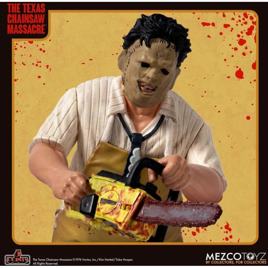 Mezco Toys Фигура Ледерфейс из Масштаба Техаса 9.5 см – 5