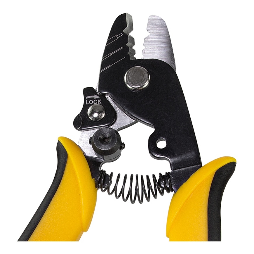LogiLink WZ0064 инструмент для зачистки кабеля Черный, Желтый – 3