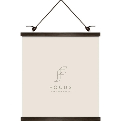 Наклейка для постера Focus с магнитной рамкой, орех, 41 см