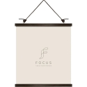 Nuotraukų rėmelis Focus magnetinis plakato pakabukas, riešutas, 41 cm Nuotraukų rėmelis Focus magnetinis plakato pakabukas, riešutas, 41 cm