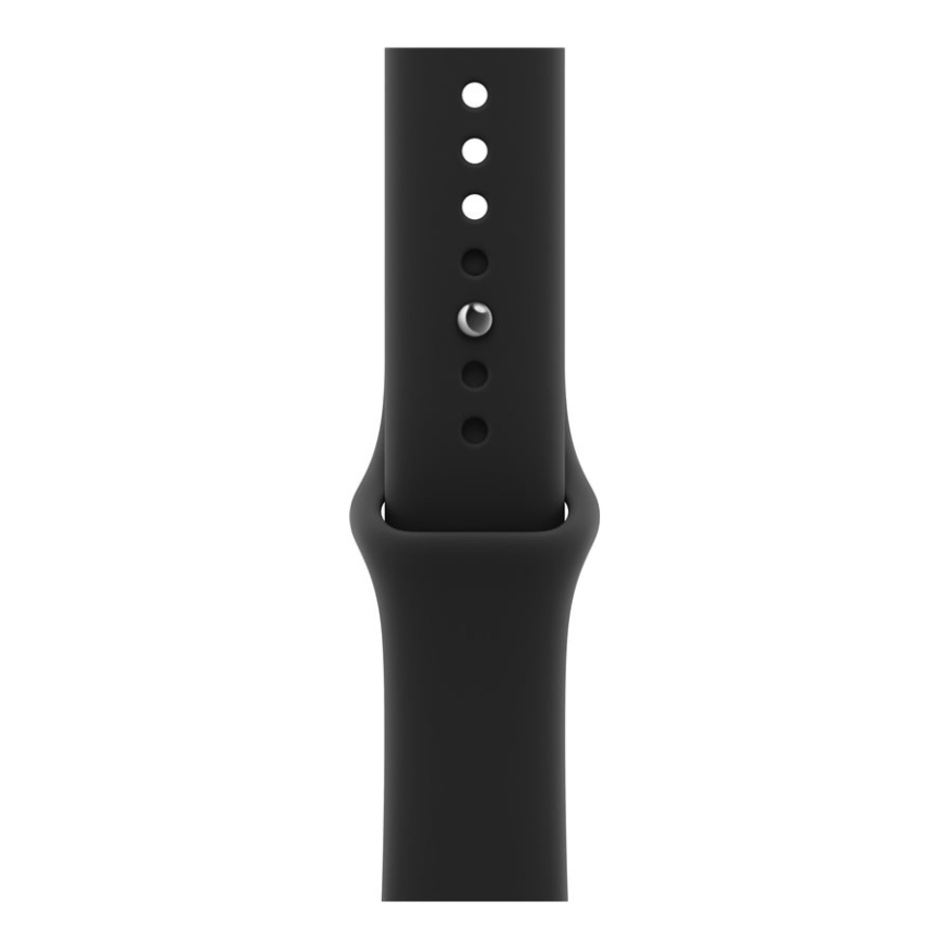 Apple 46 mm musta urheiluhihna S/M