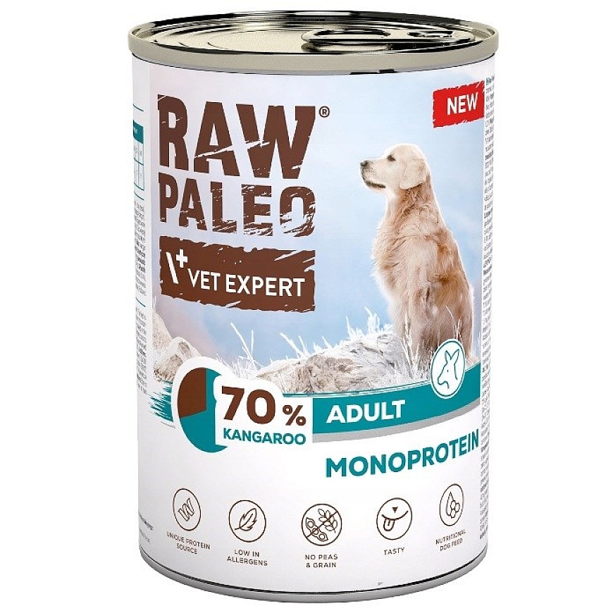 VETEXPERT Raaf Paleo Mono Känguru - niiske koeratoit - 400g