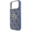 Guess 4G Big 4G Classic Logo maciņš iPhone 18 Pro Max / 17 Pro Max – zils un zelta Guess 4G Big 4G Classic Logo maciņš iPhone 18 Pro Max / 17 Pro Max – zils un zelta