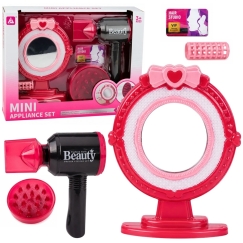 Lean Toys Hiustenmuotoilusetti Vaaleanpunainen
