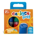 Pirkstu krāsas mazuļiem CARIOCA BABY 2+, 6 x 80 ml Pirkstu krāsas mazuļiem CARIOCA BABY 2+, 6 x 80 ml