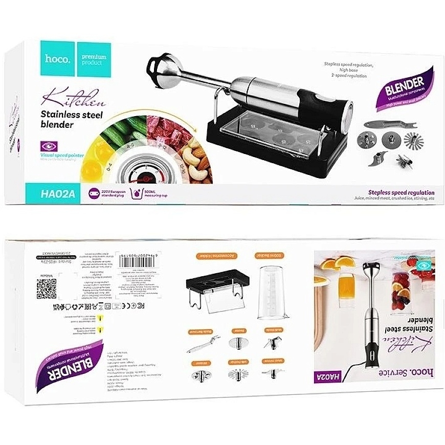 Hoco 400W HA02A Stainless Steel Mixer – 5