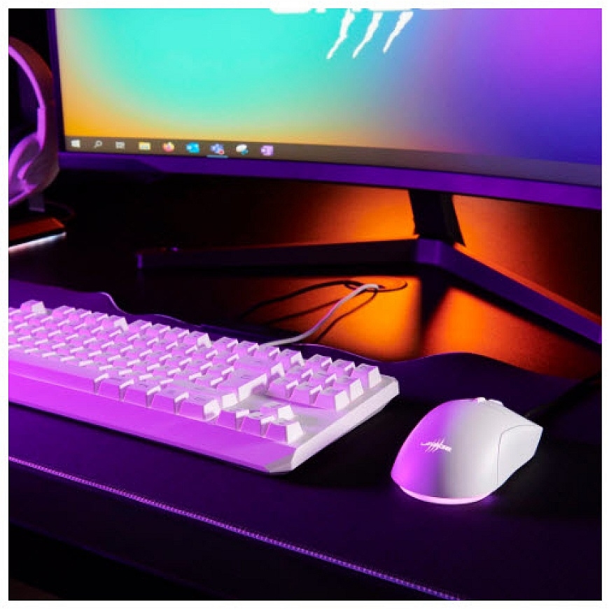Hama Exodus 220 TKL keyboard Gaming USB QWERTZ German White – 4