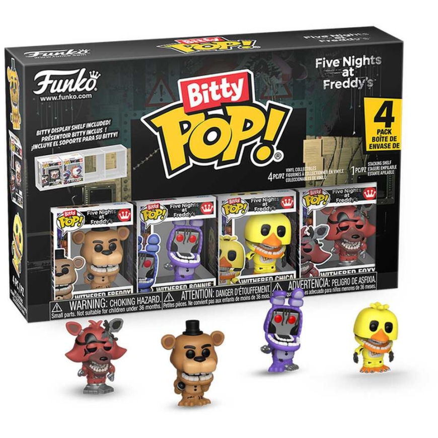 FUNKO Bitty POP! Figuriinide komplekt: Five Nights at Freddy's, ~2.3 cm (4 tk)