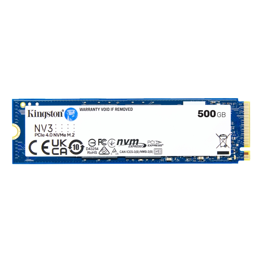 Kingston Technology NV3 500 GB M.2 PCI Express 4.0 NVMe 3D NAND – 3