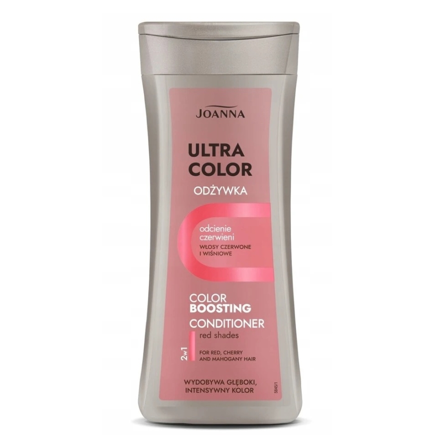 Joanna Ultra krāsotas matu kondicionieris „Sarkanie toņi“, 200 g – 2