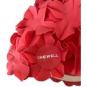 Crowell Flowers Peldēšanas cepure Sarkana col.1