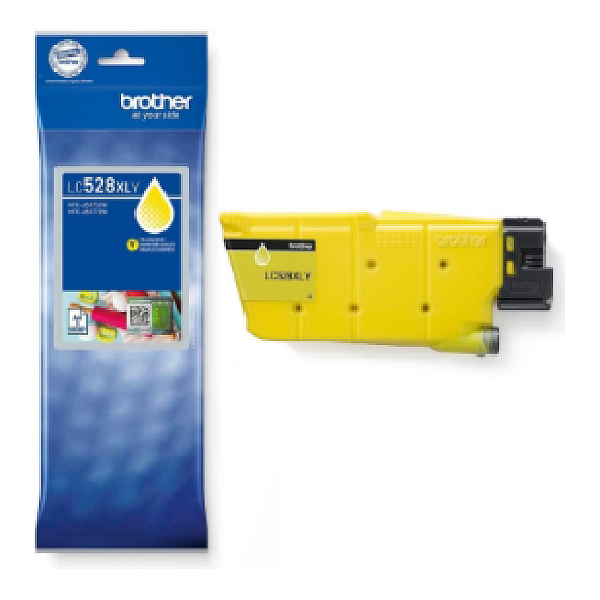 Brother LC528XLY Yellow Ultra High Yield Ink Cartridge | Brother