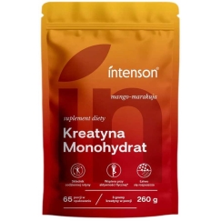 Intenson Creatine Monohydrate Food Supplement with Mango and Passion Fruit Flavor 260 g