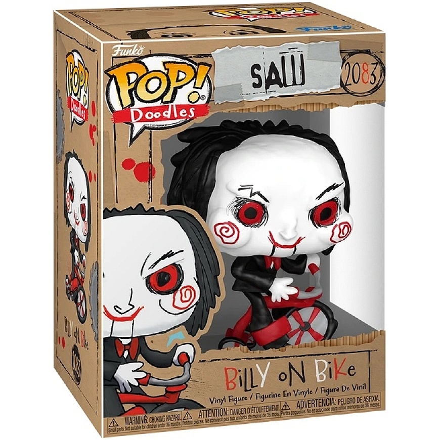 FUNKO POP! Vinüülkuju: Saw - Billy rattaga, ~10.2 cm