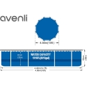 Бассейн/ AVENLI Круглый каркасный бассейн 427x84 комплект Бассейн/ AVENLI Круглый каркасный бассейн 427x84 комплект