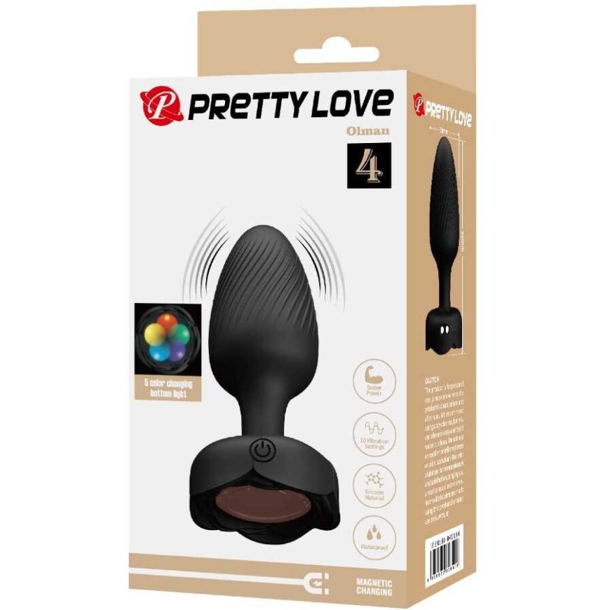 PRETTY LOVE - Olman, 10 vibrations, silicone – 5