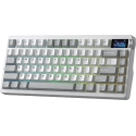 Aula NOVA75-näppäimistö (Valkoinen/Harmaa) - Star Vector Switches