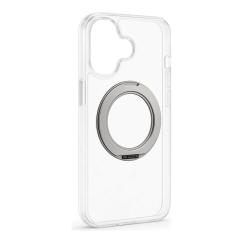 Apple iPhone 17 Hybird-kuori Magsafen kanssa PC+TPU 360 metallituki läpinäkyvä