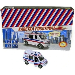 Hipo ambulanssi pakettiauto 11 cm äänellä (HKG090)