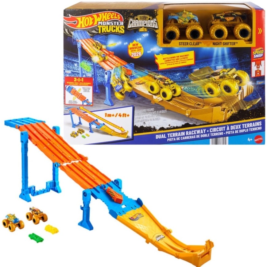 Mattel HOT WHEELS MONSTER TRUCKS rada – Trophy Champions (JMW70)