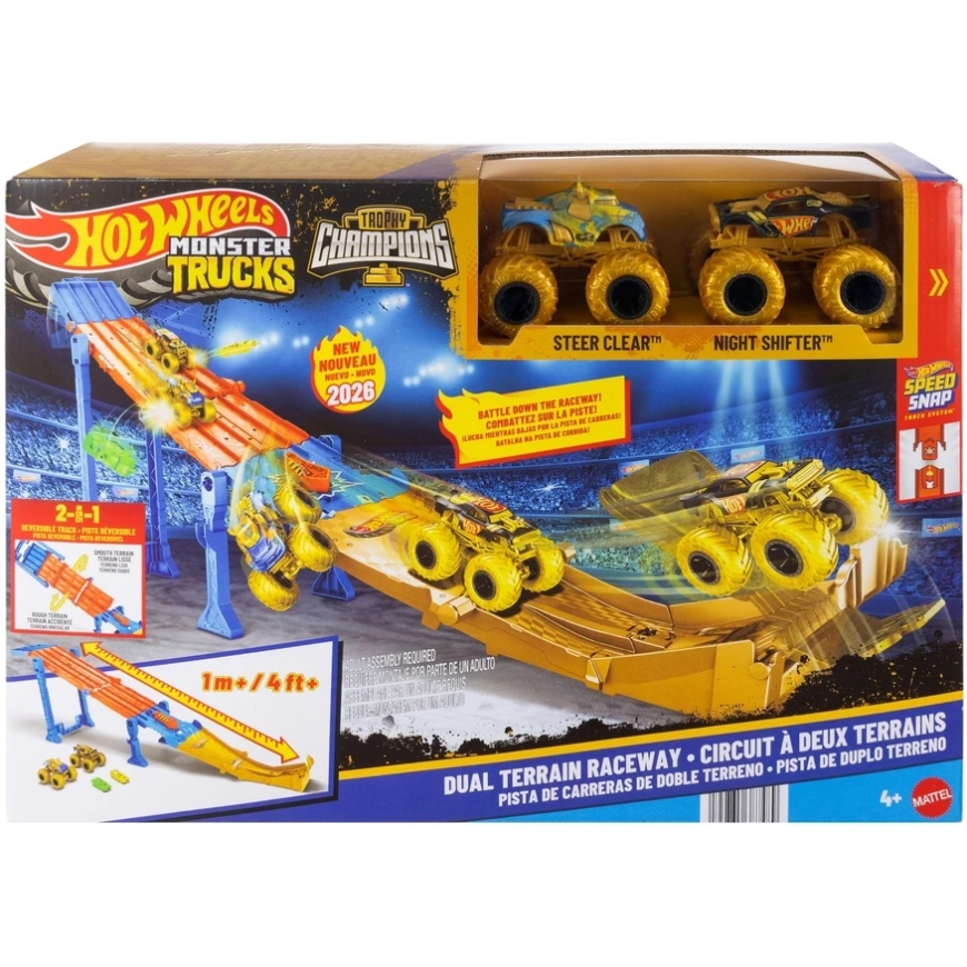 Mattel HOT WHEELS MONSTER TRUCKS trasa – Trophy Champions (JMW70) – 2