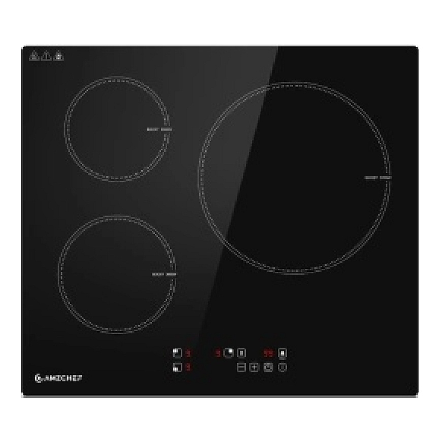 AMZCHEF CE-T-74IB3xyzf-CS 3-zone induction cooktop – 2