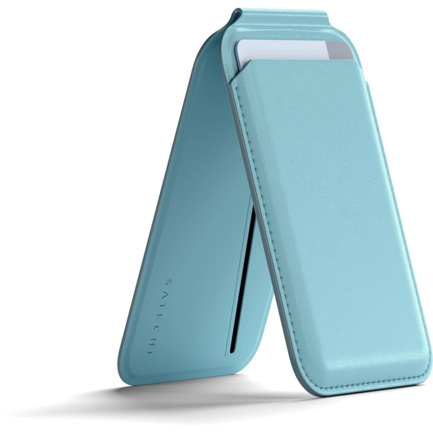 Satechi Magnetic Wallet Stand MagSafe Light Blue (AP-MWSB)